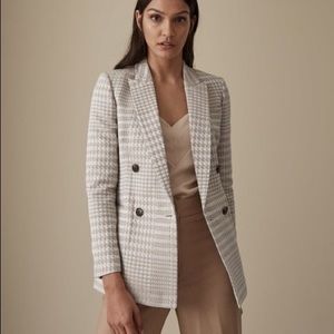 Reiss Cali Herringbone Blazer, size 2